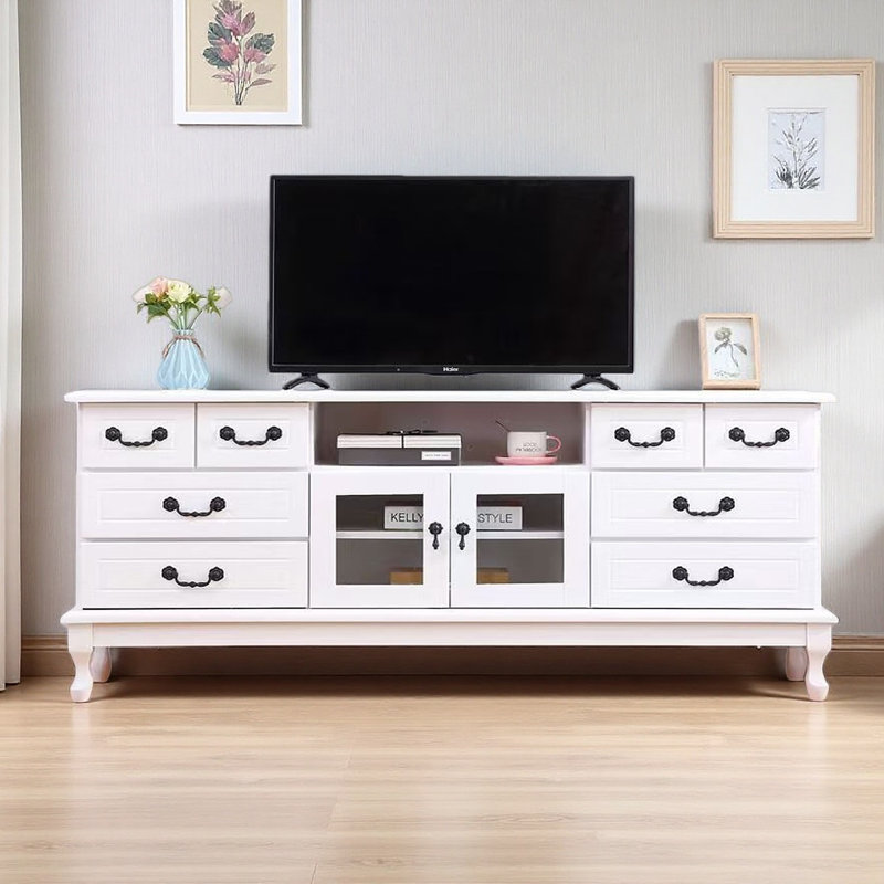 Meuble télé American Minimalist Design, Blanc