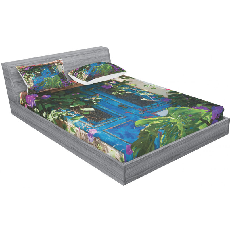 Microfiber Sheet Set, Queen Sheet Set with Fitted Sheet