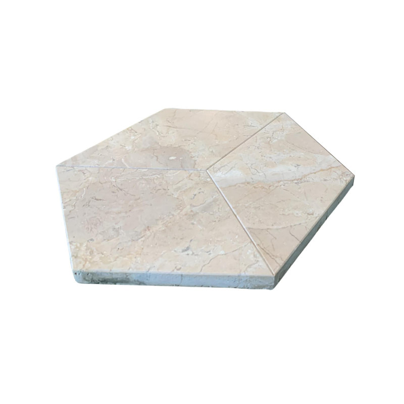 Carrelage en marbre poli, pierre naturelle, Beige