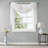 Irina White Solid Sheer Embroidered Single 50x144" Window Scarf-1833293121-1833293125