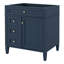 Meuble-lavabo 30 po sans lavabo supérieur - Armoire de rangement moderne avec 2 tiroirs, plateau basculant et tablettes réglables, portes à fermeture en douceur-745443736
