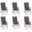 Chaise de patio en acacia avec coussin-286285185