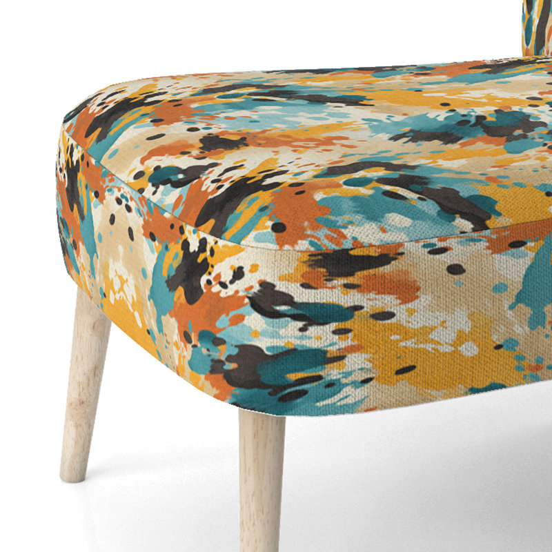 Chaise d'appoint rembourrée Art