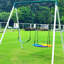7.5' Heavy Duty Tall Swing Sets For Backyard For Kids And Adults-106459561