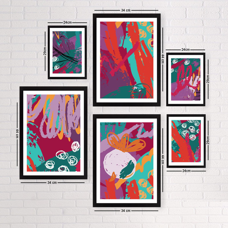 Anonymous - 6 Piece Single Picture Frame Painting on Wood