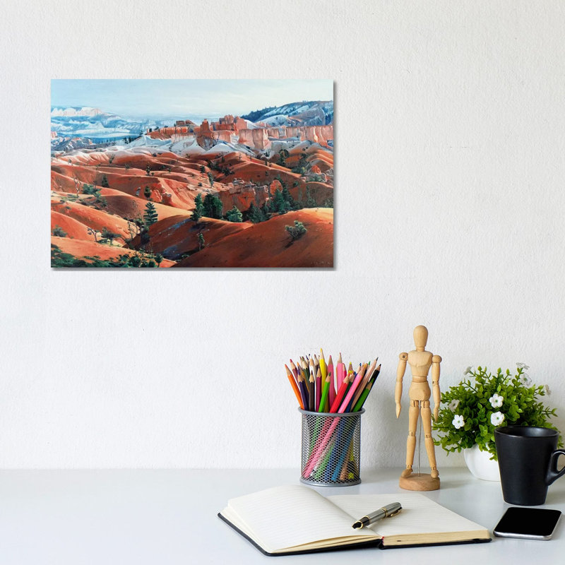 Bryce Canyon In Morning Light by Nick Savides - Wrapped Canvas Print, 20.32cm H x 30.48cm W x 1.91cm D