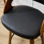 Tabouret de bar pivotant en similicuir 30 po Modern-119858595-122537563