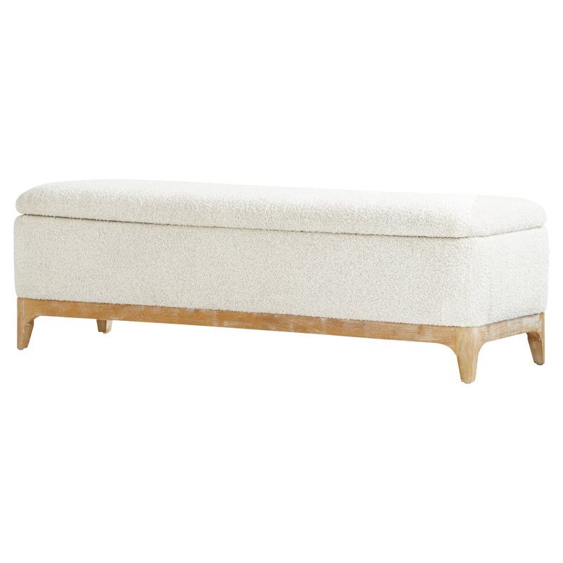 Diascia Velvet Upholstered Storage Bench