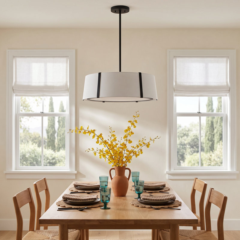 Marietta 24" Pendant, Matte Black