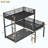L-shaped Metal Triple Twin Size Bunk Bed