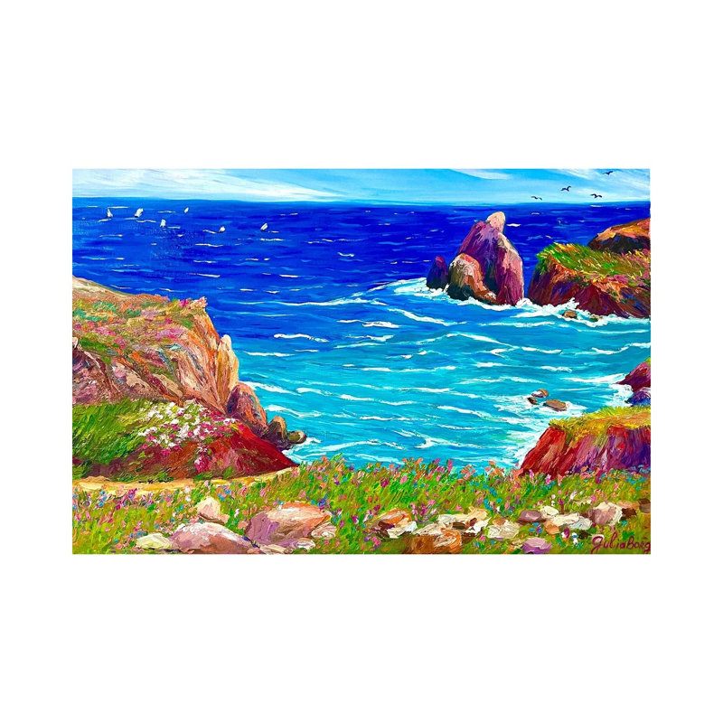 Marines by Julia Borg - Gallery-Wrapped Canvas Giclée on Canvas, No Frame, 20.32 cm H x 30.48 cm W