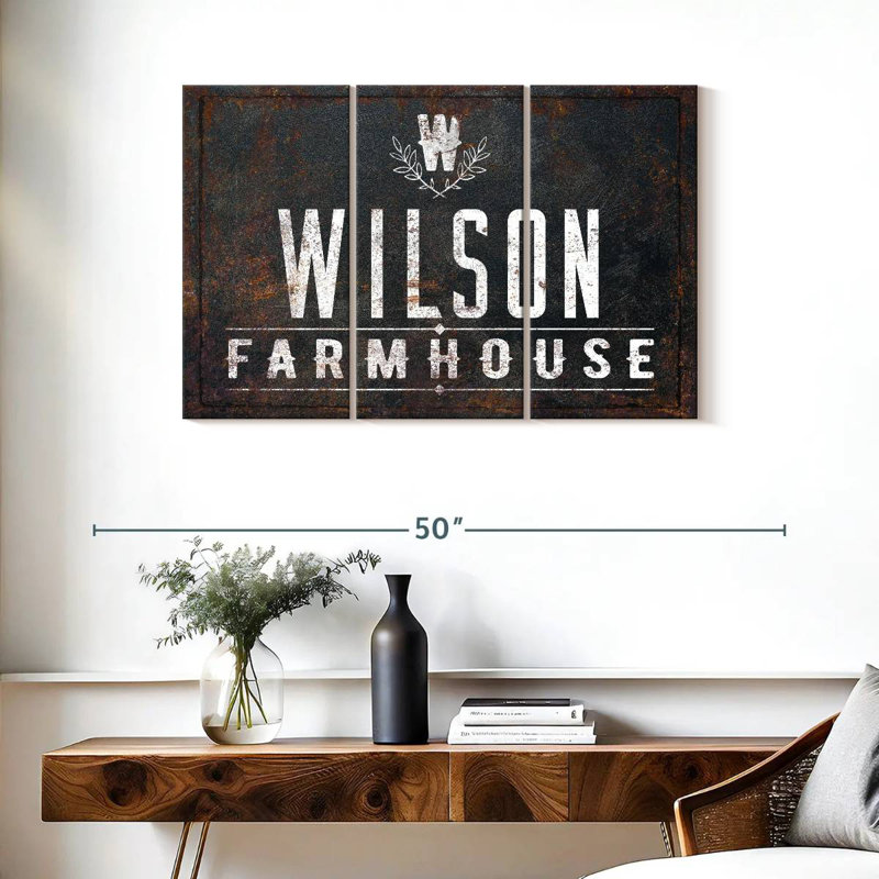 Plaque murale Wilson Farmhouse