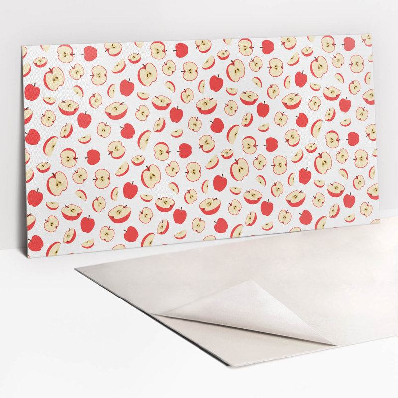 Censu 50 x 100 cm PVC Tile in Matte Red