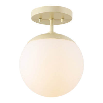Plafonnier semi-encastré 1 lumière Statler 7,75 po Statler