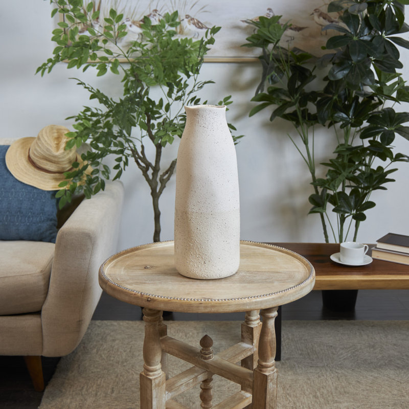 Ceramic Table Vase, 15.85" H x 6.2" W x 6.15" D