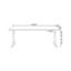 Bureau rectangulaire en bois massif noir-130155123