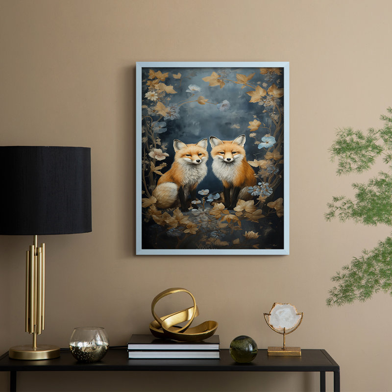 «ANIMALS Series CDL XXXV», H 11 po x l 9 po, Bleu