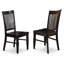 Ensemble de 5 pièces pour 5 pièces comprenant une table de salle à manger rectangulaire avec rallonge papillon et 4 chaises de cuisine, 32 po x 54 po, noir-1564071759-1488108600