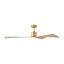  Ventilateur de plafond intérieur Adler 60 avec pales ABS en chêne blanchi et télécommande portable-1127421555-1127421553