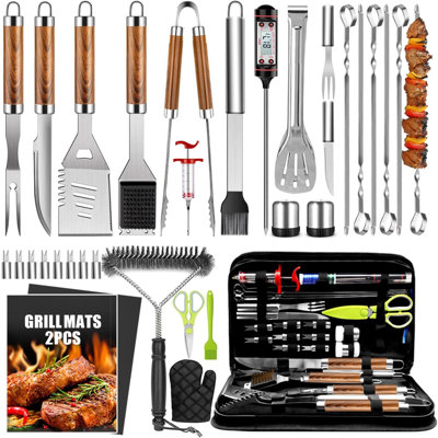 Stainless Steel Grilling Tool Set