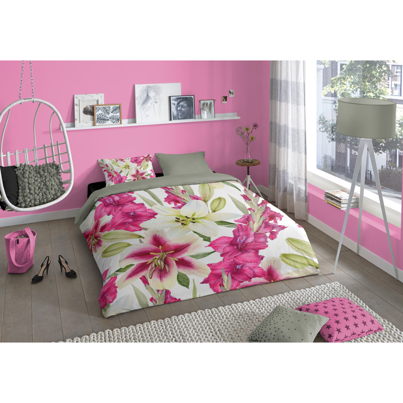200 Thread Count Duvet Cover, 200 x 200 cm - 2 Pillowcases 80 x 80 cm