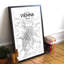 Vienna City Map - No Frame Print-1834677491
