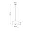 DeVecchi 3 - Light Drum Chandelier-410653692