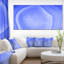 « dark blue agate structure », impression sur toile tendue-19242208