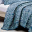 Ensemble de couvre-lit bleu en microfibre 3 pièces-761557506