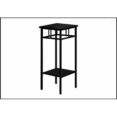 Table d'appoint moderne à 2 niveaux avec tablettes de rangement pour le salon et la chambre à coucher, mobilier polyvalent et élégant