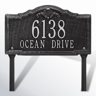 Gatewood Personalized Standard 2-Line Lawn Address Sign