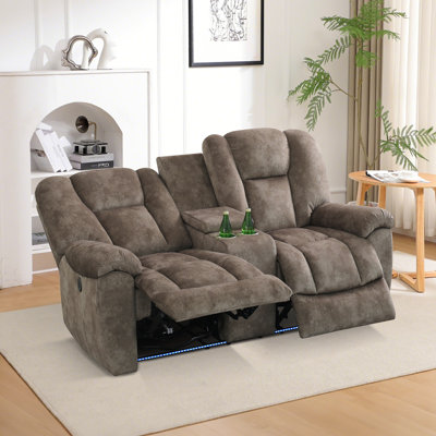 Causeuse inclinable électrique en microfibre de qualité supérieure The Caoti