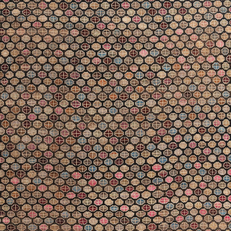 Wool Abstract Indoor Rug, Square 6'
