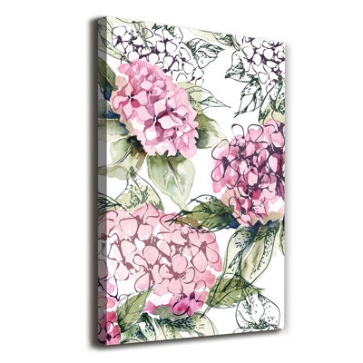 Hydrangea - Wrapped Canvas Print