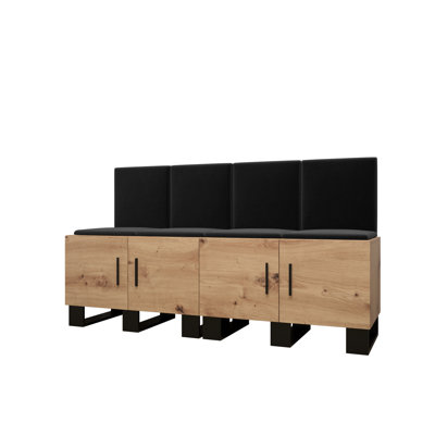Agata Hallway Set with Storage Bench and Shoe Storage