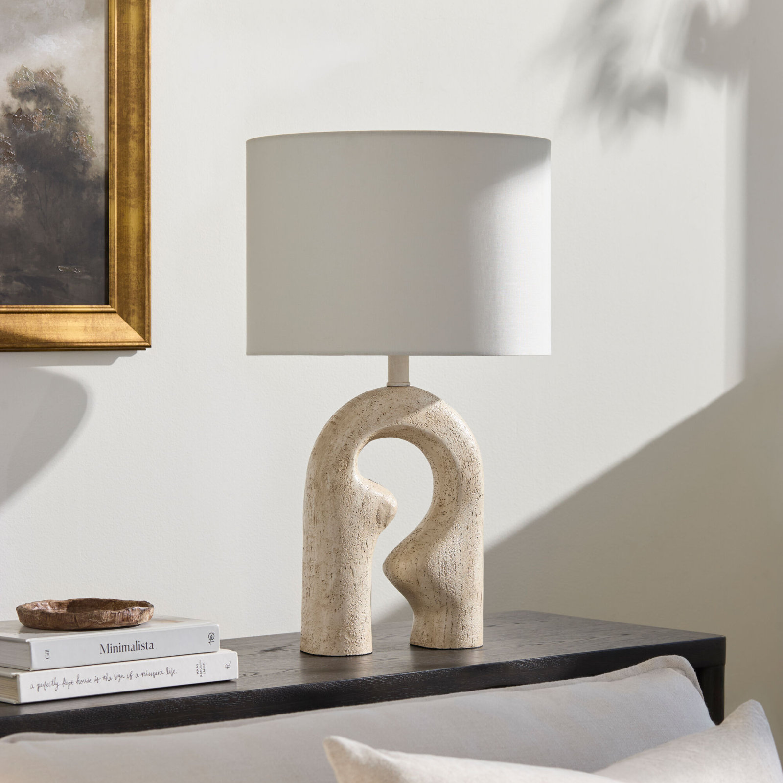 Jordie Table Lamp, Cream