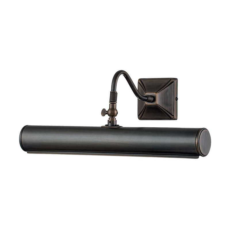 2 -Light Hardwired Dimmable Wall Mounted Picture Light, Aged Brass