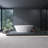 66.9 Inch Freestanding Solid Surface Soaking Bathtub For Bathroom