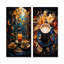Cubic Coffee Infusions - Ensemble de 2 impressions sur toile café et thé-102569838-102569841