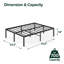 Fougeres 18" Metal Platform Bed Frame-61079346