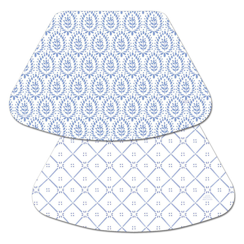 Ensemble de 4 napperons réversibles Blue Care
