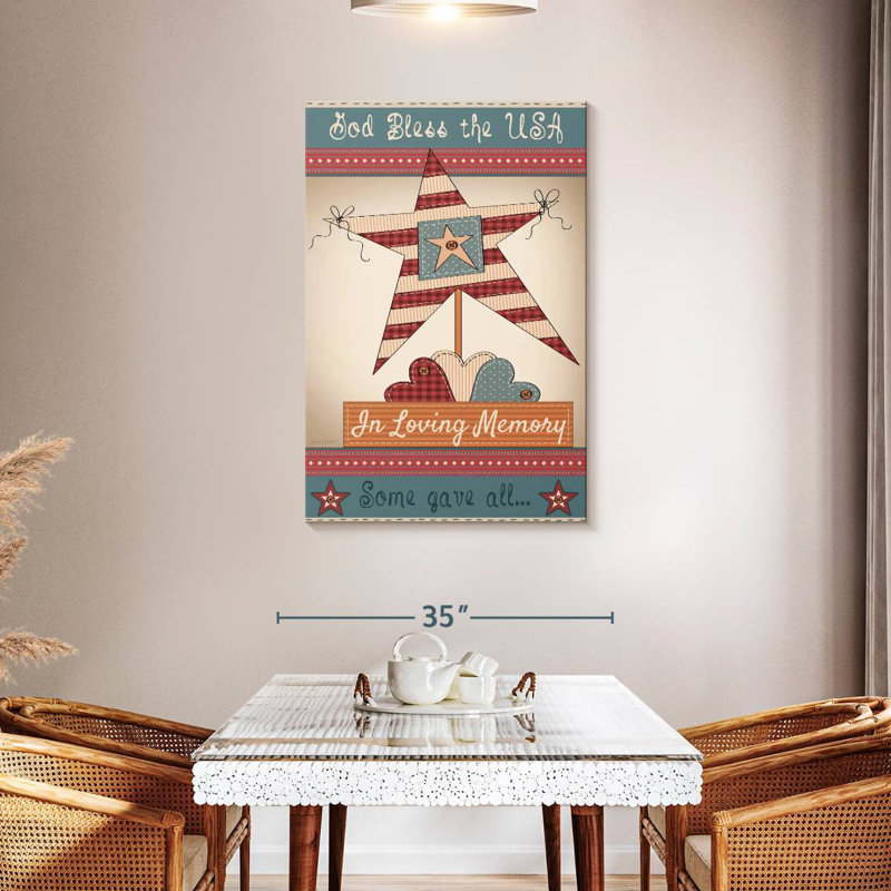 Lelar Flag In Loving Memory, 45" H x 30" W