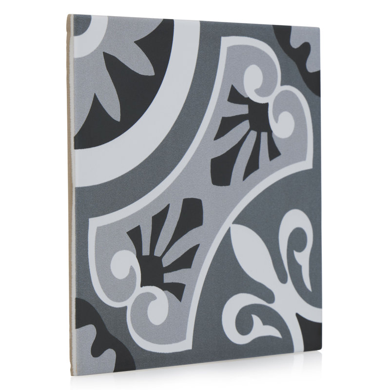 Carreau de sol en porcelaine 8,86 "x 8,86"