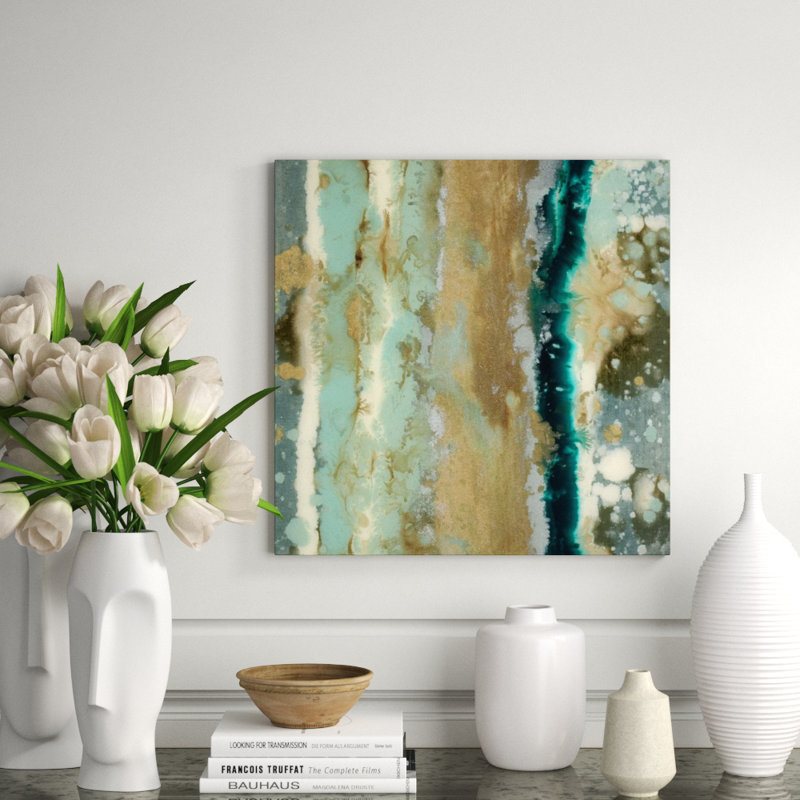 Kinetic XI Painting by Blakely Bering, Knife Gel