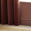 Heavy Chenille Room Darkening Eyelet Curtains-91668128-91668139