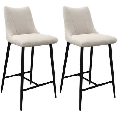 Bella Fabric Counter Bar Stool