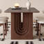 Nouvelle table de salle à manger en bois massif de style chinois-108352928