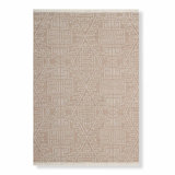 Sayulita Southwestern Area Rug in Heathered Natural/Ivory