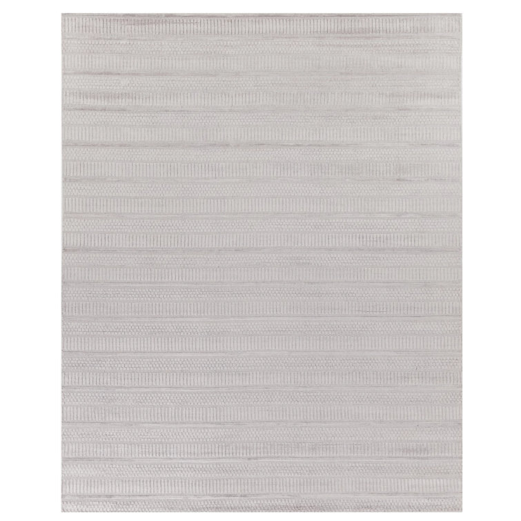 Addison Geometric Area Rug in Aluminum