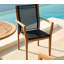 Horizon Outdoor Teak Dining Armchair-967535923